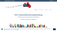 Desktop Screenshot of pop-personalentwicklung.de
